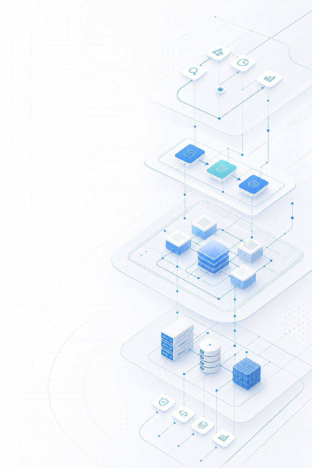 Light operating framework illustration for Conmars LLC.